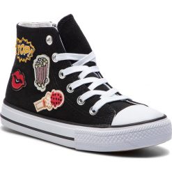 Trampki NELLI BLU - C1886037S-3 Black 1. Czarne trampki dziewczęce Nelli Blu, bez wzorów, z gumy, bez zapięcia. Za 59,99 zł.