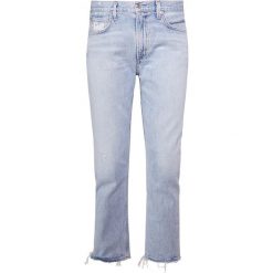 Agolde CIGARETTE LOW SLUNG Jeansy Straight Leg vale. Niebieskie jeansy damskie marki Agolde, z bawełny. W wyprzedaży za 499,50 zł.