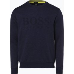 BOSS Athleisure - Męska bluza nierozpinana – Salbo, niebieski. Niebieskie bluzy męskie BOSS Athleisure, m, bez wzorów, bez kołnierzyka, bez rękawów, bez kaptura. Za 549,95 zł.