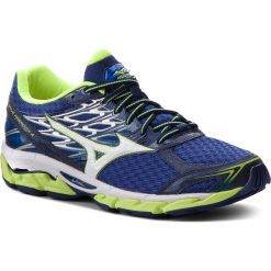 Buty MIZUNO - Wave Paradox 4 J1GC174002 Granatowy. Niebieskie buty sportowe męskie marki Mizuno, z tworzywa sztucznego, bez zapięcia, do biegania, mizuno wave. W wyprzedaży za 399,00 zł.