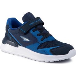Sneakersy SPRANDI - CP40-9183 Navy. Niebieskie trampki chłopięce Sprandi, na rzepy. Za 99,99 zł.