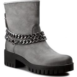 Botki CARINII - B3534 399-000-PSK-A06. Szare botki damskie skórzane Carinii. W wyprzedaży za 249,00 zł.