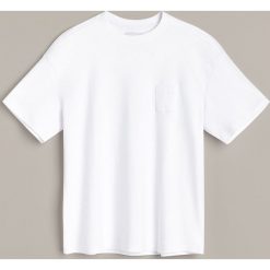 T-shirt z kieszenią - Biały. Białe t-shirty męskie Reserved, s, bez wzorów, bez kołnierzyka. Za 49,99 zł.