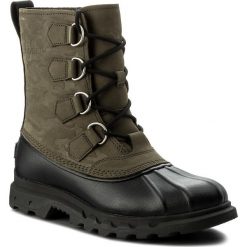 Śniegowce SOREL - Portzman Classic Camo NM2633 Black 383. Zielone śniegowce męskie marki Sorel, z gumy. W wyprzedaży za 419,00 zł.