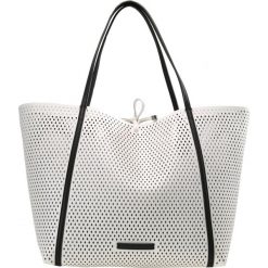 Shopper bag damskie: Armani Exchange Torba na zakupy bianco/nero