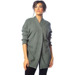Kardigan "Willow" w kolorze khaki. Brązowe swetry damskie So Cachemire, m, bez wzorów, z kaszmiru. W wyprzedaży za 229,95 zł.