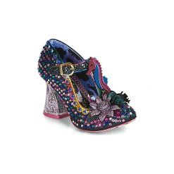 Czółenka Irregular Choice HIPPOKAMPOS. Czarne czółenka damskie Irregular Choice, bez wzorów, bez obcasa. Za 889,00 zł.