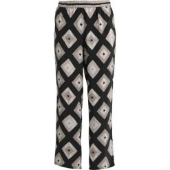 More & More FREIZEITHOSE Spodnie materiałowe black multi. Czarne spodnie damskie marki More & More, bez wzorów, z tkaniny. Za 379,00 zł.