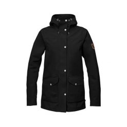 Fjällräven Greenland Eco-Shell Jacket W, Czarny | 550 | M. Czarne kurtki damskie Fjällräven, m, bez wzorów, bez kaptura. W wyprzedaży za 1907,98 zł.