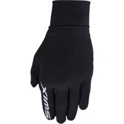 Swix Rękawice Damskie Naosx, Czarne, 9/Xl. Czarne rękawiczki damskie marki Swix, na zimę, bez wzorów, z lycry. W wyprzedaży za 95,00 zł.