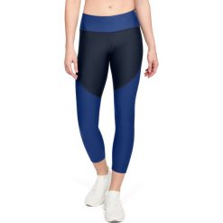 Under Armour Spodnie damskie TB Balance Crop czarno niebieskie r. L (1305432-409). Czarne spodnie dresowe damskie Under Armour, l. Za 172,18 zł.