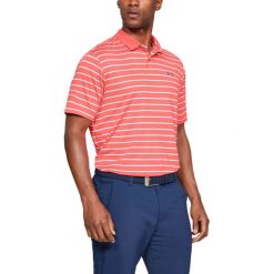 Under Armour Performance Polo Koszulka Czerwony. Czerwone podkoszulki męskie Under Armour, s, w paski, z elastanu, bez rękawów. Za 274,95 zł.
