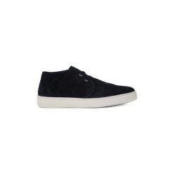 Buty Frau SUEDE BLU. Niebieskie trampki męskie marki Frau, bez wzorów, bez zapięcia. Za 428,85 zł.