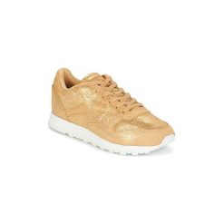 Buty Reebok Classic CLASSIC LEATHER SHIMMER. Żółte trampki i tenisówki damskie Reebok Classic, bez wzorów, bez zapięcia. Za 359,20 zł.