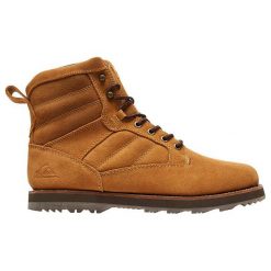 Quiksilver Buty Wr Bronk Brown / Brown / Brown aqyb700034-Xccc (Rozmiar 44). Brązowe buty sportowe męskie marki Quiksilver, ze skóry, bez zapięcia. W wyprzedaży za 398,00 zł.