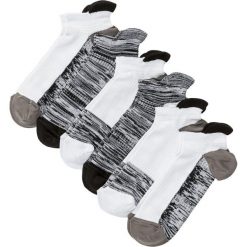 Skarpetki do sneakersów (6 par), unisex bonprix czarno-biały melanż. Czarne skarpetki damskie bonprix, bez wzorów. Za 37,99 zł.