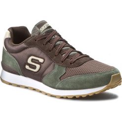 Sneakersy SKECHERS - Early Grab 52310 Olive/Brown. Pomarańczowe sneakersy męskie Skechers, bez zapięcia. Za 259,99 zł.