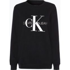 Calvin Klein Jeans - Damska bluza nierozpinana, czarny. Czarne bluzy damskie Calvin Klein Jeans, s, z napisami, z jeansu, bez rękawów, bez kaptura. Za 439,95 zł.