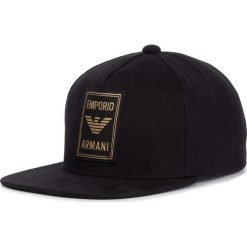 Czapka z daszkiem EMPORIO ARMANI - 627540 9A562 00020 Nero. Czarne czapki męskie Emporio Armani, bez wzorów, z bawełny. Za 389,00 zł.
