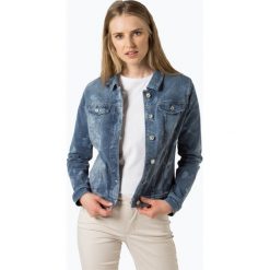 Gerry Weber - Damska kurtka jeansowa, niebieski. Niebieskie kurtki damskie marki Gerry Weber, z nadrukiem, z jeansu. Za 299,95 zł.
