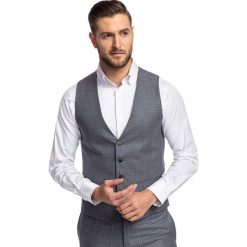 Kamizelka PAOLO GKPS900324. Szare kamizelki garniturowe męskie Giacomo Conti, bez wzorów, eleganckie. Za 249,00 zł.