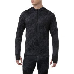Bluza Asics Lite Show Long Sleeve 1/2 Zip M Szaro-Czarna. Szare bluzy męskie Asics, m, bez wzorów, bez kołnierzyka, bez rękawów, bez kaptura. Za 149,99 zł.