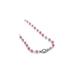 Choker Agat Różowy Gwiazdka srebro. Różowe naszyjniki damskie Brazi druse jewelry, na imprezę, z agatem, srebrne. Za 190,00 zł.