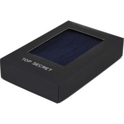 SKARPETKI MĘSKIE. Czarne skarpetki męskie Top Secret, bez wzorów. W wyprzedaży za 14,99 zł.
