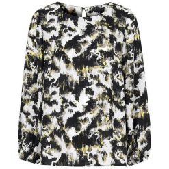 Cellbes Bluzka we wzory we wzory female ze wzorem 58/60. Bluzki damskie Cellbes, z tkaniny, eleganckie, z okrągłym kołnierzem. Za 209,00 zł.