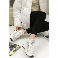 Białe Sneakersy Petersen. Białe sneakersy damskie Renee. Za 119,99 zł.