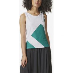 Adidas Originals EQT Podkoszulek Biały. Białe podkoszulki damskie adidas Originals, bez wzorów, z poliesteru, bez kołnierzyka. Za 188,95 zł.