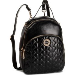 Plecak MONNARI - BAGA660-020 Black. Czarne plecaki damskie Monnari, bez wzorów, ze skóry ekologicznej, klasyczne. W wyprzedaży za 189,00 zł.