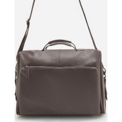 Torba na ramię - Brązowy. Pomarańczowe torby męskie na ramię Reserved, bez wzorów. Za 179,99 zł.