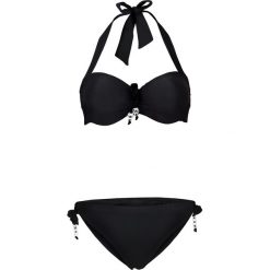 Bikini na fiszbinach (2 części) bonprix czarny. Czarne stroje kąpielowe damskie bonprix, bez wzorów. Za 89,99 zł.