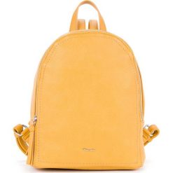 Tamaris plecak damski 30404 żółty. Żółte plecaki damskie Tamaris, bez wzorów, eleganckie. W wyprzedaży za 219,00 zł.