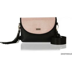 TOREBKA PURO SMART 2417 PINK SHIMMER 1. Różowe torebki klasyczne damskie Pakamera, bez wzorów, eleganckie, na ramię, bez dodatków. Za 110,00 zł.