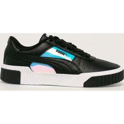 Puma - Buty Cali Glow Wn's. Czarne buty sportowe damskie Puma, bez wzorów, ze skóry, sportowe. W wyprzedaży za 299,90 zł.