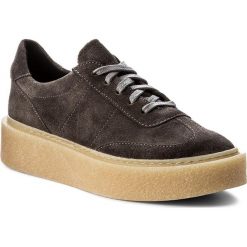 Półbuty SIMPLE - Oda DPH479-Z05-R500-0094-0 96. Szare półbuty damskie na koturnie marki Simple, ze skóry. W wyprzedaży za 229,00 zł.