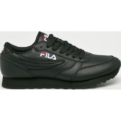 Fila - Buty Orbit Jogger low. Czarne buty skate męskie Fila, z materiału, na sznurówki. W wyprzedaży za 269,90 zł.