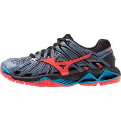 Mizuno WAVE TORNADO X2 Obuwie do siatkówki blue mirage/fiery coral/black. Niebieskie buty damskie do fitnessu marki Mizuno, z gumy, mizuno wave. Za 629,00 zł.