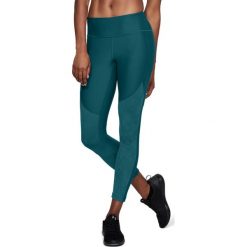 Spodnie dresowe damskie: Under Armour Spodnie damskie TB Balance Mesh Ankle Crop zielone r. M (1305438-716)