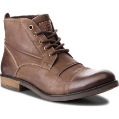 Kozaki LASOCKI FOR MEN - MI16-213543 Brązowy 2. Brązowe glany męskie Lasocki For Men, z nubiku. Za 199,99 zł.