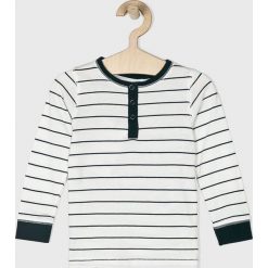Name it - Longsleeve dziecięcy 92-128 cm. Białe t-shirty chłopięce marki Name it, bez wzorów, z bawełny, z długim rękawem. W wyprzedaży za 39,90 zł.