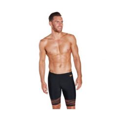 Kąpielówki męskie: Speedo Kąpielówki męskie Lane Jam Am Black / Orange r. 95 (811359C138)
