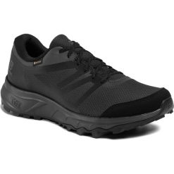 Buty SALOMON - Trailster 2 Gtx W GORE-TEX 409631 29 W0 Phantom/Ebony/Black. Czarne buty sportowe męskie Salomon, ze skóry ekologicznej, bez zapięcia, do biegania, gore-tex. W wyprzedaży za 309,00 zł.