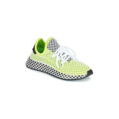 Buty Dziecko adidas DEERUPT RUNNER J. Zielone trampki chłopięce Adidas. Za 247,20 zł.