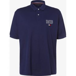 Tommy Hilfiger - Męska koszulka polo, niebieski. Niebieskie koszulki męskie TOMMY HILFIGER, m, bez wzorów, z bawełny, bez rękawów. Za 379,95 zł.