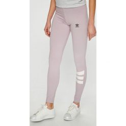 Adidas Originals - Legginsy. Fioletowe legginsy damskie marki adidas Originals, z elastanu. Za 149,90 zł.