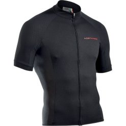Northwave koszulka rowerowa męska Force Jersey Short Sleeves XL Black. Czarne koszulki męskie Northwave, xl, bez wzorów, z jersey, z klasycznym kołnierzykiem, bez rękawów. Za 199,00 zł.