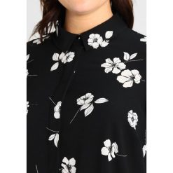 Bluzki asymetryczne: Dorothy Perkins Curve SHIRT MONO FLORAL Bluzka black
